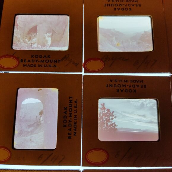 Vtg Utah Parks Slide Lot Grand Canyon, Bryce Canyon, Mines SLC Kodachrome Lot - Picture 4 of 10